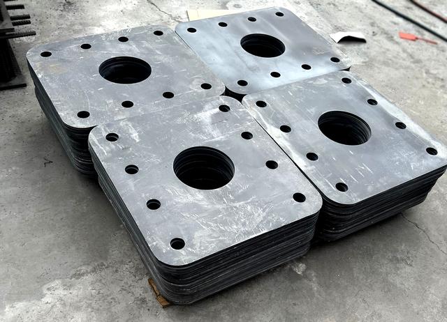 laser cutting steel part